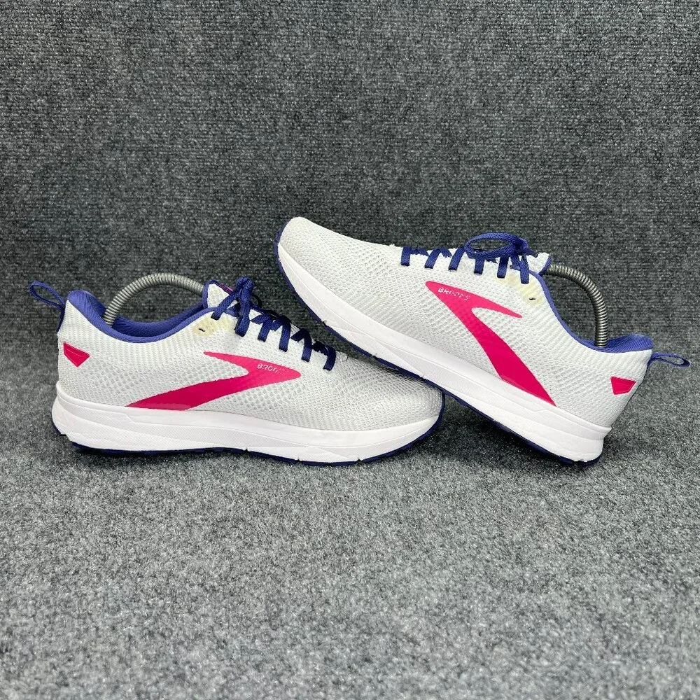 Brooks Revel 5 Running Shoes Women's‎ Size 11 White Athletic Training Sneakers